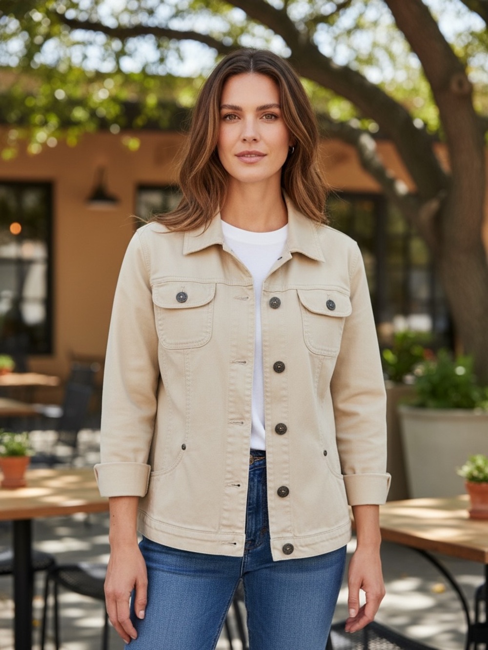 Ivory Jean Jacket